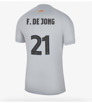 Barcelona Frenkie de Jong #21 Tredjedrakt 2022-23 Kortermet